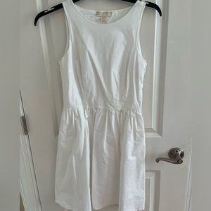 Cute Michael Kors white summer dress, wrinkled but no stains, great quality
